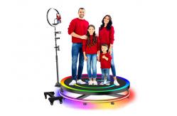 China Led 80cm Compatible 360 Photo Booth Machine With 2 Years Warranty supplier