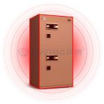 H1200mm Solid Steel Smart Office Safe Box Dual Alarm Fingeprint Lock