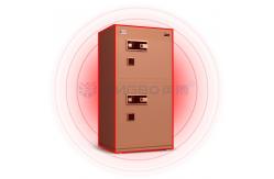 China H1200mm Solid Steel Smart Office Safe Box Dual Alarm Fingeprint Lock supplier