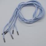Soft Woven Nylon Cord Metal Tips Drawcords For Clothing Hoodie Jacquard Trouser for sale