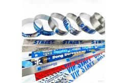China Durable Glitter Laser Wristbands Secure and Fun Entry for Adults and Children supplier
