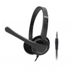 Wired Headphones High Sensitivity Stereo Headset With Microphone 3.5mm Wired Stereo Headset With Omnidirectional Mic for sale