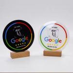 13.56mhz NFC Google Review Plate Custom Code Display NFC Social Media Plate for sale
