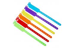China Customized Color PVC Wristbands with Waterproof Functionality supplier