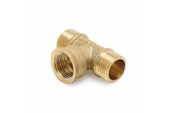 China 3 Ways Male Thread T Shape CNC Aluminum Profile Anodized Mill Finish supplier