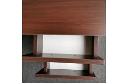China 0.8M Customized Rectangular Wood Computer Desk For Home Office supplier