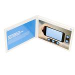 Soft Cover LCD Video Mailer 256MB , Advertising Video Book with TFT 5 Inch Screen for sale