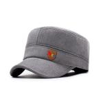 Curved Brim Winter Military Cadet Cap Keep Warm For Old Man / Middle Aged Men for sale