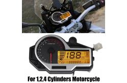 China LCD Motorcycle Digital Speedometer , DC 8-12V Universal Motorcycle Odometer supplier