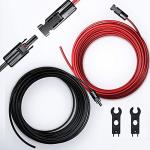 10meters Double Solar Adaptor Cable  6mm2 30A DC Extension Cable for sale