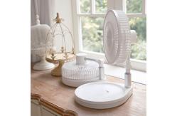 China Customized USB Rechargeable Stand Fan Remote Control Adjustable Retractable Mute Timing supplier