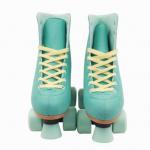 Classic Cowhide Quad Roller Skates Patines For Girls Women for sale