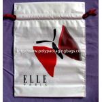 White Drawstring Plastic Bags for sale