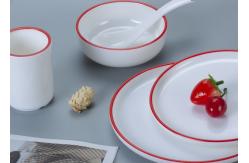 China Unbreakable 4pc Food Grade 100% Melamine Dinnerware Set supplier