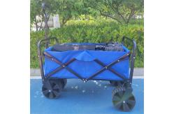 China Handcart Foldable Wagon Cart Shopping Cart With Wheels Adjustable Folding Wagon supplier