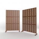 Rectangle Room Divider Screen Aluminum Smooth Surface Fire Resistant for sale