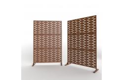 China Rectangle Room Divider Screen Aluminum Smooth Surface Fire Resistant supplier