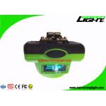13000 Lux  Mining Cap Lights USB Rechargeable With OLED Screen Time Date Display