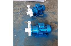 China Iron Casing Megnetic Driven Centrifugal Pump With Fluorine Plastic Flow Through Components supplier