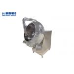 304 Stainless Steel 300kg/H Chocolate Coating Pan Machine for sale