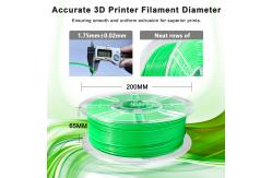 China PETG 3D Printer Filament Grass Green  1.75mm Toughness Enhanced 3D Printed supplier