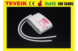 China Disposable Nonwoven cloth material Double Hose NIBP Cuff, Non-Invasive Blood Pressure Cuff supplier