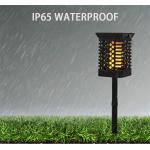FCC modern 95lm/w ABS LED Solar Landscape Light Solar Flicker Stake Light