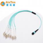 8 Core 12 Core MPO MTP Patch Cord MM OM3 OM4 Female To LC Fiber 12 Core MPO MTP Patch Cord 5 Meter 10 Meter for sale