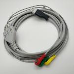 Colin 3 Lead ECG Cables And Leadwires For ECG Machine High Performance for sale