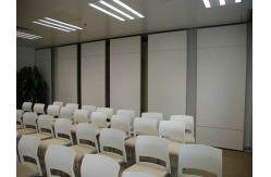 China Panel Height 4 m Sliding Aluminium Track Movable Partition Walls / Classroom Dividers supplier