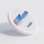 Anterior Crown & Veneer Zirconia DiscMulti-Thickness 10-25mm High Opacity Dental Material