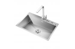China Luxurious Style Stainless Steel Hand Sink Customization Easy To Clean supplier
