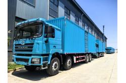 China F3000 8X4 Box Truck with 10M Cargo Box and 380HP Engine supplier