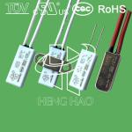 Normally Closed / Open Motor Thermal Switch Metal / Plastic Case Available thermal protector for sale