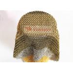 Chrome Plate Ring Mesh Curtain In Chainmail for sale