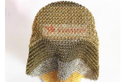 China Chrome Plate Ring Mesh Curtain In Chainmail supplier