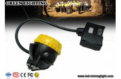 China 15000lux High Brightness LED Mining Light IP68 Waterproof Miners Cap Lamp supplier