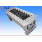 Multi Functional Hotel Desktop Rotation Power Socket With Extension Connected Cables