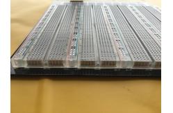 China Clear Plastic Electronics Breadboard 3220 Points 2.54mm Line Spacing Pitch supplier