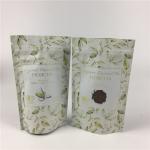 Self Adhesive Seal Custom Loose Tea Packaging Pouch UV Coated