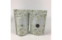 China Self Adhesive Seal Custom Loose Tea Packaging Pouch UV Coated supplier