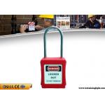 4mm Thin Stainless Steel Shackle Master Key Safety Lockout Padlocks for sale