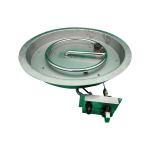 120000 BTU Drop In Fire Pit Pan 480mm  Round Fire Pit Ash Pan for sale