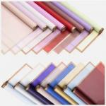Golden Edge Waterproof Florist Wrapping Paper 58*58cm for Bouquet Packing for sale