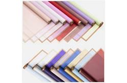 China Golden Edge Waterproof Florist Wrapping Paper 58*58cm for Bouquet Packing supplier