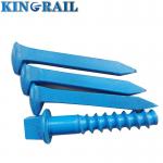 Railroad Rail Track Spike Dia 4- 16 2.5mm-8mm with Black Phosphating for sale