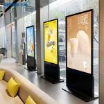 43 55 65 Inch Totem Kiosk Touch Screen Indoor Outdoor Digital LCD LED Vertical Video Player for sale