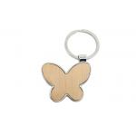 Butterfly Cute Small Keychains Eco Friendly Zinc Alloy Bamboo Material for sale