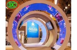 China HD Flexible  Curtain LED Display P5mm , Waterproof IP65 Super Thin LED Screen supplier