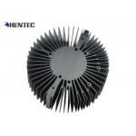 6063 - T5 Cooler / Radiator / Aluminum Heatsink Extrusion Profiles Black Anodized for sale